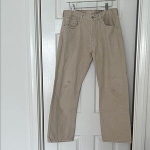 Levi's Beige Denim Pants